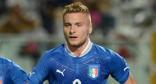 Ciro Immobile con la maglia della Nazionale